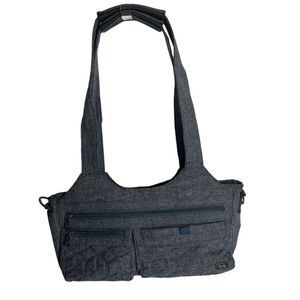 Lug Streetcar East West Shallow Travel Bag Grey